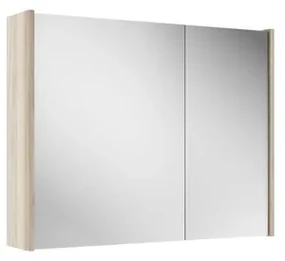 Adema Prime Spiegelkast - 80x63x16cm - inclusief zijpanelen - beech (hout) SW1212816/SW910735