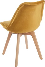 Set 4 Synk Fluwelen Stoelen