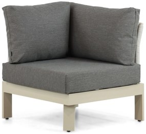 Hoek loungeset 5 personen Aluminium Taupe  Lifestyle Garden Furniture Lorenzo