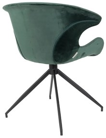 Zuiver Mia Eetkamerstoel Groen Velvet