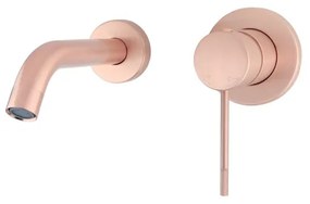 Best Design Exclusive Lyon Decorata inbouw wandmengkraan uitloop=20cm rosé mat goud 4010570