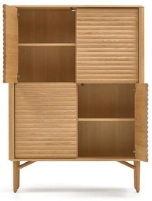 Kave Home Lenon Eiken Kast Retro Design - 104.5x40x144cm.