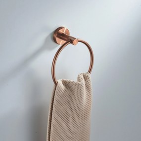 Badkamerhanger Ring 6610 Modern Brush Copper