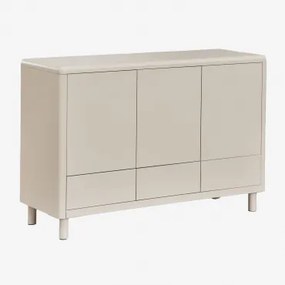 120x40 Cm Dressoir In Michigan Staal Tapioca Beige - Sklum