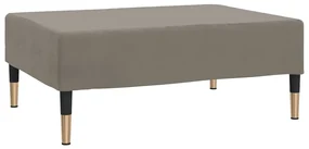 vidaXL Voetenbank 78x56x32 cm fluweel lichtgrijs