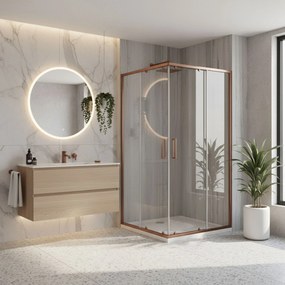 Rea City douchewand 80x100 Brush Copper