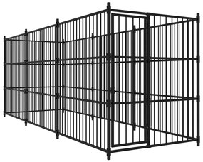 vidaXL Hondenkennel voor buiten 450x150x185 cm