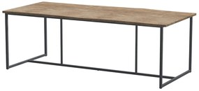 4 Seasons Outdoor Babilonia eetset met Quatro tafel met Robusto teak blad 220 x 95 cm * SALE *  Tuinset    houtkleur weerbestendig