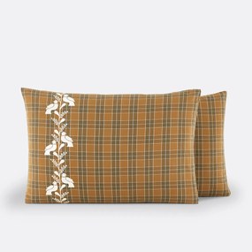 Kussensloop in geborduurd katoen, Lotta