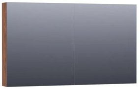 Saniclass Dual Spiegelkast - 120x70x15cm - 2 links- rechtsdraaiende spiegeldeur - MFC - viking shield 7270