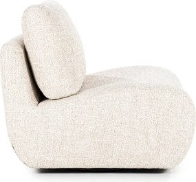 Draaibare Fauteuil Beige Zonder Armleuning