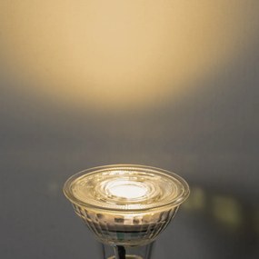 Set van 5 GU10 50mm 3-staps dimbaar in Kelvin LED lampen helder 4.9W 450 lm 2000-2700K