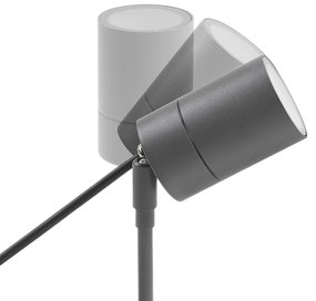 Buitenlamp Smart Moderne prikspot antraciet IP44 incl. wifi GU10 - Solo Modern GU10 IP44 Buitenverlichting cilinder / rond