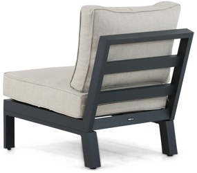 Hoek loungeset 6 personen Aluminium/Polywood (teakfinish) Grijs  Lifestyle Garden Furniture Bilbao