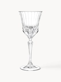 Kristalglazen wijnglazen Adagio met reliëfpatroon, 6-delig