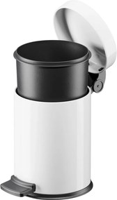 Hailo hailo solid s - 4l (3*) wit - Huisafval - 18x18x27cm - gelakt staal / kunststof - 4 liter