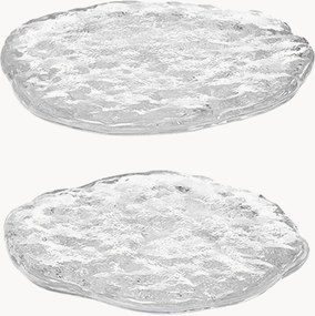 Glazen onderzetters Momento, 2-delig