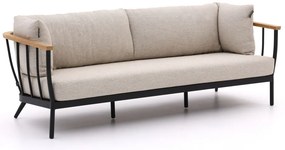 + 10% kassakorting | Loungebank Tuin Apple Bee | Aluminium | 3 personen | Tuinbank Natural Teak/Beige/Zwart | 217cm | Incl. kussens | Kees Smit Tuinmeubelen