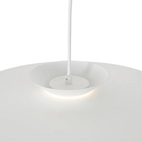 Design hanglamp wit incl. LED 3-staps dimbaar - Pauline Design, Retro rond Binnenverlichting Lamp