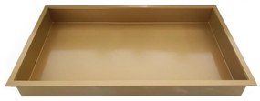 Mueller inbouw nis 30x60x10cm RVS goud