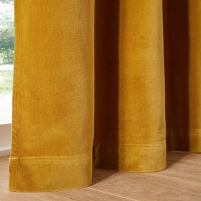 Fluwelen gordijn afgewerkt met verdekte lussen, Velvet