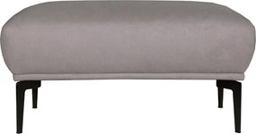 Tweedekans - Poef - Tulp - stof Sorro lichtgrijs 90