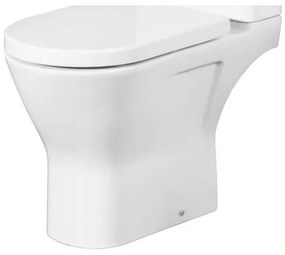 Nemo Spring Ergovita Staand Toilet - 66.5x45x36cm verhoogd - zonder spoelrand - H185cm - zonder zitting en jachtbak - porselein - wit RST11AWHA