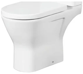 Nemo Spring Ergovita Staand Toilet - 66.5x45x36cm verhoogd - zonder spoelrand - H185cm - zonder zitting en jachtbak - porselein - wit RST11AWHA