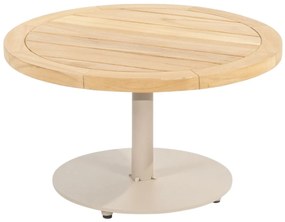 Volta teak salontafel centrale poot latte 60 cm.Ø (H 35) 4 Seasons Outdoor