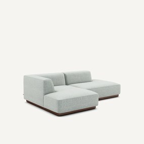 Linkse hoekbank in gespikkelde stof, Jacopo