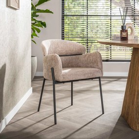Comfortabele Eetkamerstoel Beige