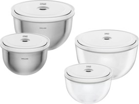 ZWILLING FRESH &amp; SAVE Bowls Vacuümkommen mixed set, glas en roestvrijstaal - FRESH &amp; SAVE Bowls - ZWILLING