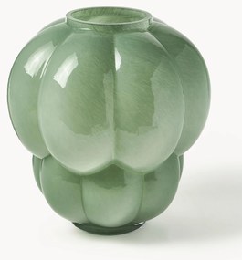 Mondgeblazen glazen vaas Uva, H 35 cm