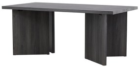 Jörn Eettafel - Bas - Fineer Wood Look - Zwart - 180x90 cm - Jorn