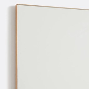 Eiken gefineerde wandspiegel H140 cm, Alvan