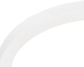 Buitenlamp Set van 6 In- of opbouwspot wit 30 cm incl. LED 3 staps dim to warm - Trans IP44 Buitenverlichting Lamp