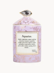 Handgemaakte geurkaars Aquarius (wierook & patchoeli)