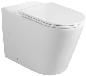 Sapho Avis staand toilet randloos met vortex spoeling wit glans