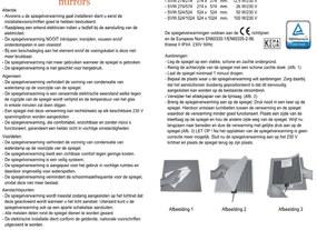 Sanicare Q-mirrors spiegelverwarming 52x79