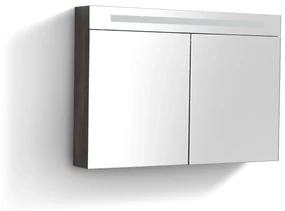 Lambini Designs Trend Line spiegelkast 100x70cm century oak