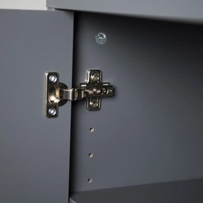 Tenzo Bess Mat Grijs Dressoir Eiken - 200x43x82cm.