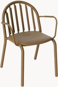 Stapelbare tuinstoelen Fred's met armleuning, 2-delig