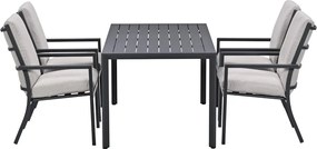 Garden Impressions Senja tuinset 5-delig desert sand - Kasper tuintafel 160x90 cm