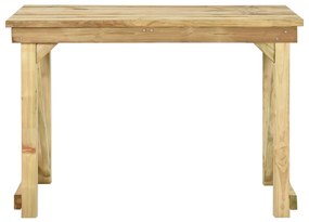 vidaXL Tuintafel 110x79x75 cm geïmpregneerd grenenhout