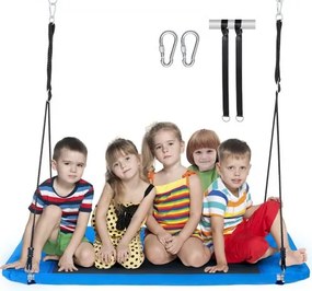 VEVOR Platform Swing, 60-inch platformboomschommel voor kinderen en volwassenen, draagvermogen van 700 lbs voor buitenschommel, schommelzitje van 900D Oxford-stof met 2 boomhangriemen en verstelbare meerstrengige touwen