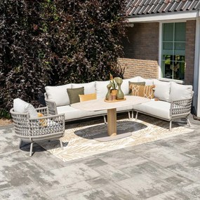 Garden Impressions Maud loungestoel - taupe