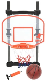 vidaXL Kinderbasketbalset voor deur verstelbaar