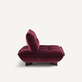 Modulaire fauteuil in fluweel, KAORI