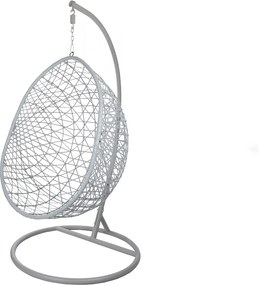 Egg Hangstoel cocoon relax grijs