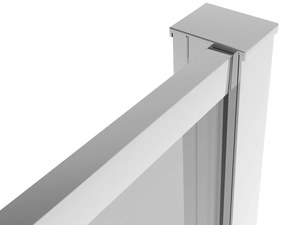 Badstuber Otile douchewand 80cm chroom